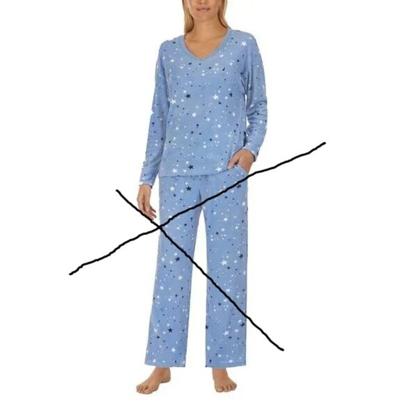 NWOT Nautica Silk Fleece Pajama PJ TOP ONLY - Picture 1 of 5